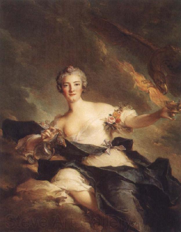 Jean Marc Nattier The Duchesse d-Orleans as Hebe Norge oil painting art